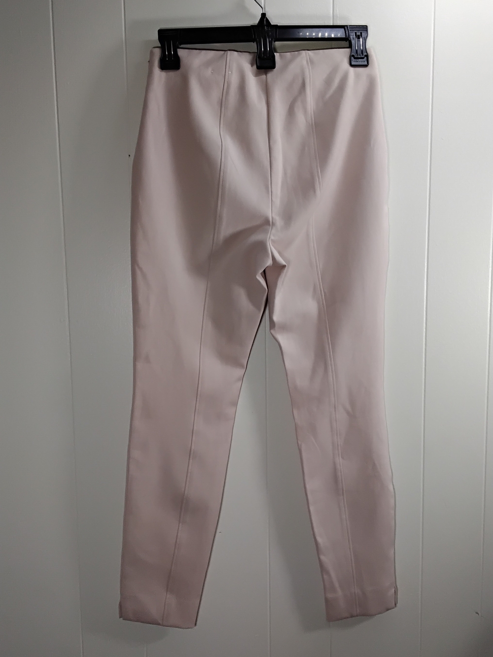 Women's High-Rise Straight Leg Pants in Blush Pink - Picture 4 of 6